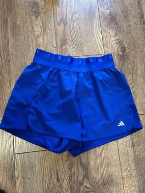 adidas Women's Royal Blue Athletic Running Shorts